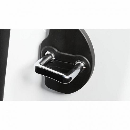 Black ABS Door Buckle Protection Cover Trim 2PCS Fit For Tesla Model X 2016-