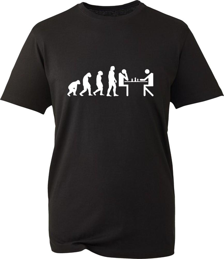 Evolution Of Chess TShirt Huunisex Evolution Chess Player Mind Game Unisex Tee Top
