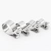 2/5/10pcs 304 Stainless Steel Ohmic Grounding Clamp Pipe Clamp Horseback Clamp Bracket Pipe Buckle Hose Clamp