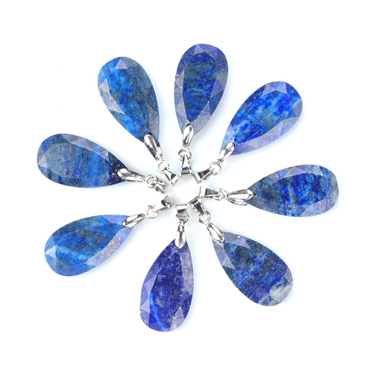 

1 шт. хрустальный кулон граненый натуральный камень в форме капли подвески для изготовления ювелирных изделий DIY ожерелье аксессуары ремесло 25x13 мм 25x13mm