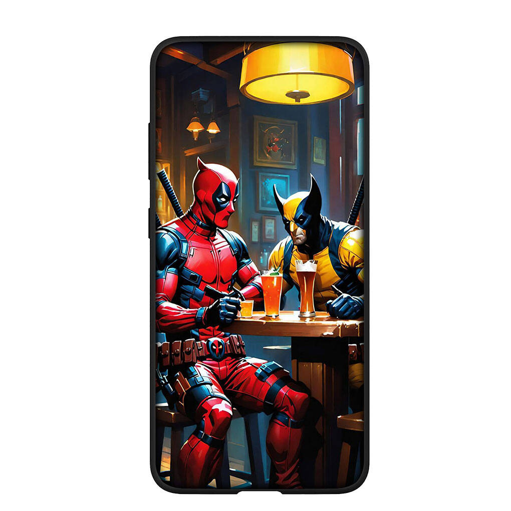 

Чохол для телефону для Samsung Galaxy S25 S23 S22 S21 S24 Ultra FE A05 A06 A15 A16 A36 A37 A35 A54 A55 A56 A57 A25 A26 A53 A17 Marvel Wolverine Deadpool Обкладинка for Redmi Note 9