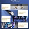 New Laptop Cooler Base Stand Foldable Laptop Cooling Pad Portable Adjustable Notebook Stand for 13-17.3 Inch with 4 Fans