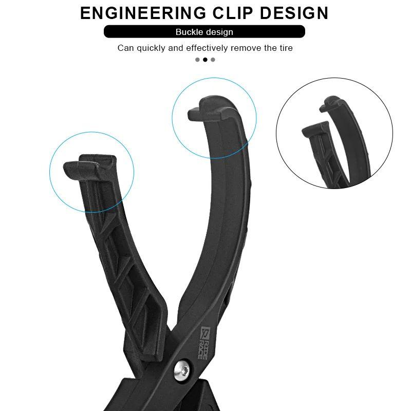 RIDERACE Bicycle Tire Lever Bead Tool For Hand Install Removal Clamp MTB Bike Tyre Remover Pliers Road Cycling Tire Repair Tools