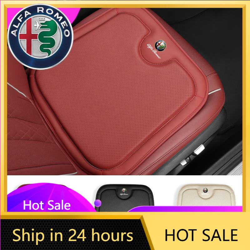 Autoaufkleber Für Alfa Romeo 1 Stück Neuer Stil Auto-Sitzkissenbezug Lendenwirbel-Schutz Für Alfa Romeo Giulia Stelvio Giulietta 1