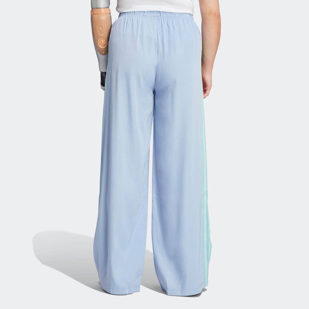 Adidas Side Stripe Straight Leg Vintage Sports Pants Women Pants Light-Blue IT8170