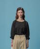 Deomillui French Stripe Tee (Classic Black)