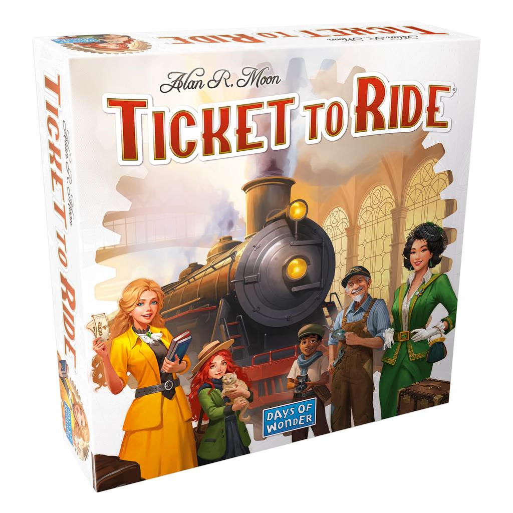 Asmodee Ticket To Ride Board Game A Train Adventure for Friends and A Strategy Game for Kids and Ages Minutes (2025 Refresh) - Cross-country Family.