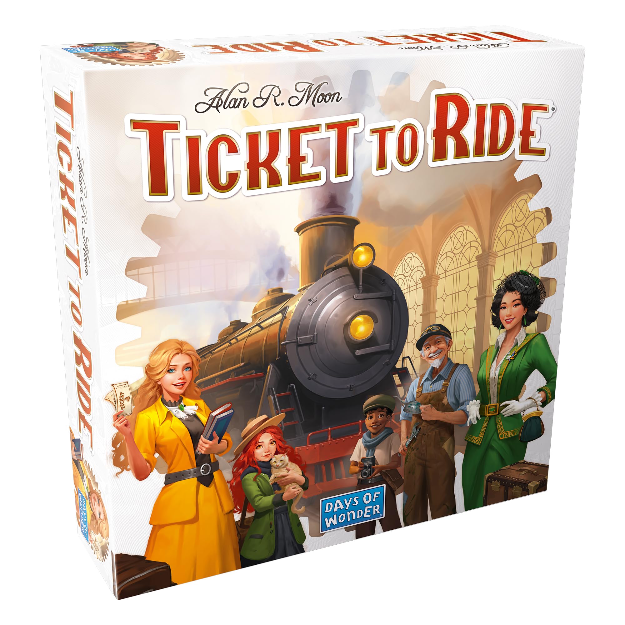 Asmodee Ticket to Ride Board Game A train adventure for friends and A strategy game for kids and Ages minutes (2025 Refresh) - cross-country family.