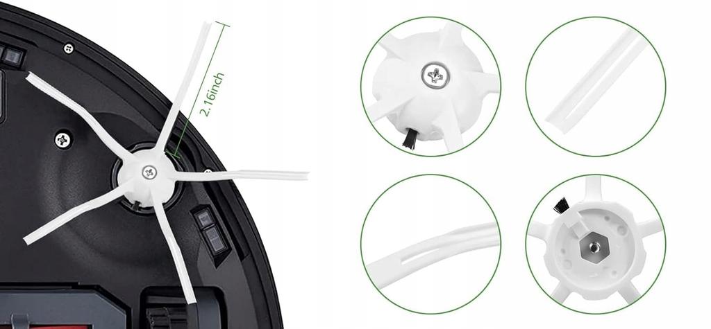 Kit for Roborock Q7 / Q7 Max / Max Plus + Brushes Filters Mops