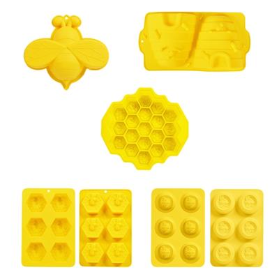Bienen Serie Form Silikon Fondantformen Seifenform Tonformen Mousseform Küchen Backzubehör Silikonmaterial