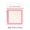 Glitter Sticky Notepad Multi-Purpose Transparent Sticky Notes Self-Adhesive Note Small Memo Pads To Do List