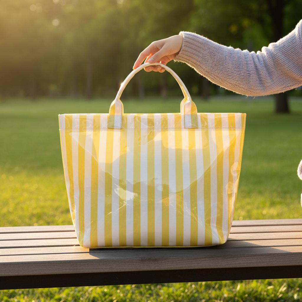 Grocery Bag, Waterproof PVC Nurse Shoulder Handbag for Shopping