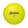 Srixon Golf Sleeve TRI-STAR5 Balls, Yellow, (3-pack) (Yellow/FF/Men's)
