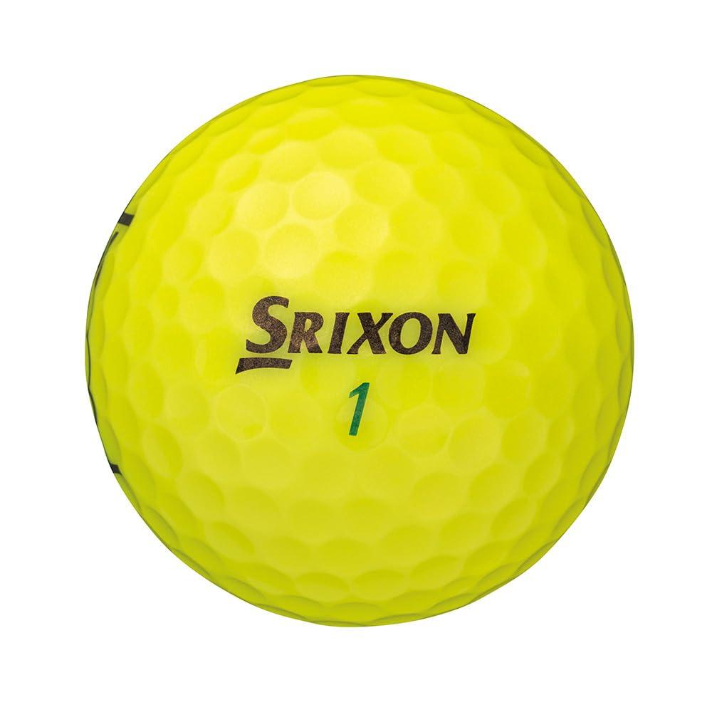 Srixon Golf Sleeve TRI-STAR5 Balls, Yellow, (3-pack) (Yellow/FF/Men's)