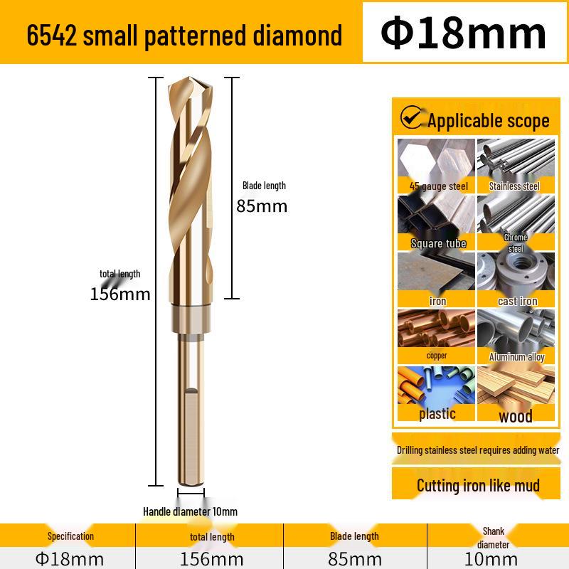 12mm High Hardness Twist Drill Bit Set for Iron, Stainless Steel, and Woodworking