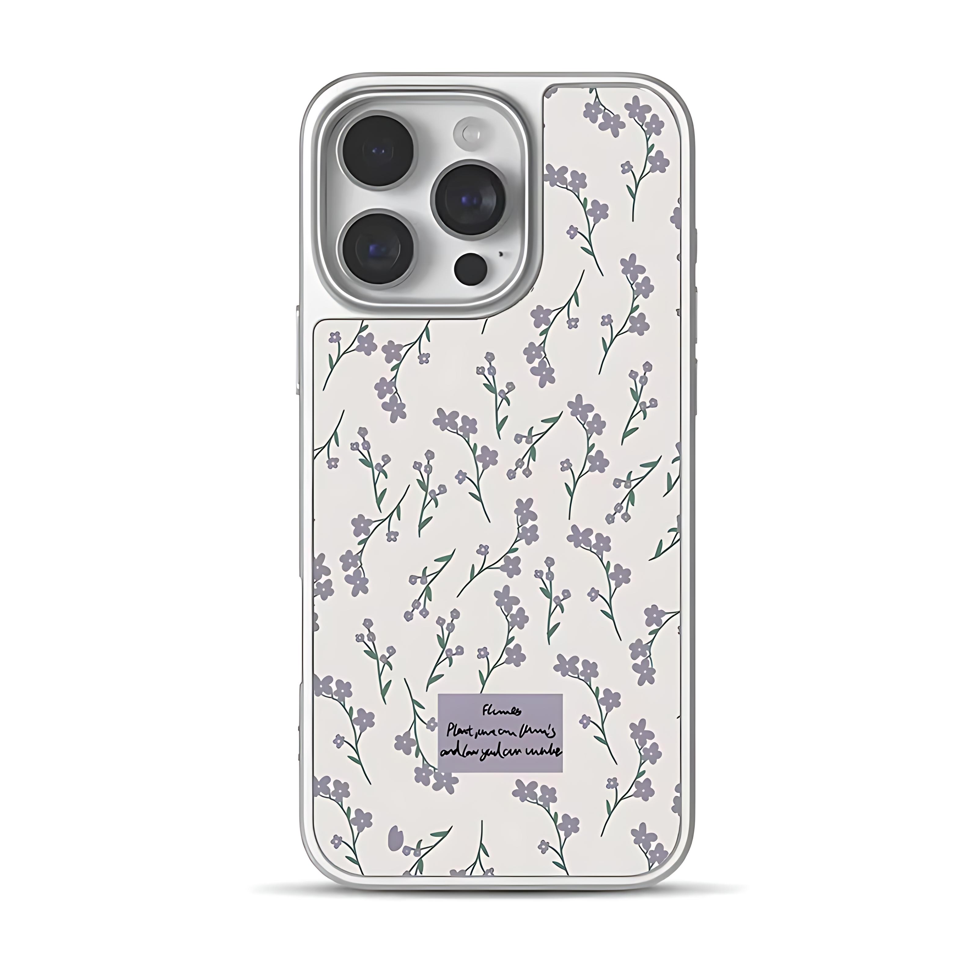 

Exquisite purple floral prints Phone Case for iPhone 17 16e 16 15 14 13 12 11 Air Pro Max X XR XSMAX 8 7 Plus Luxury Clear Cover iPhone 11