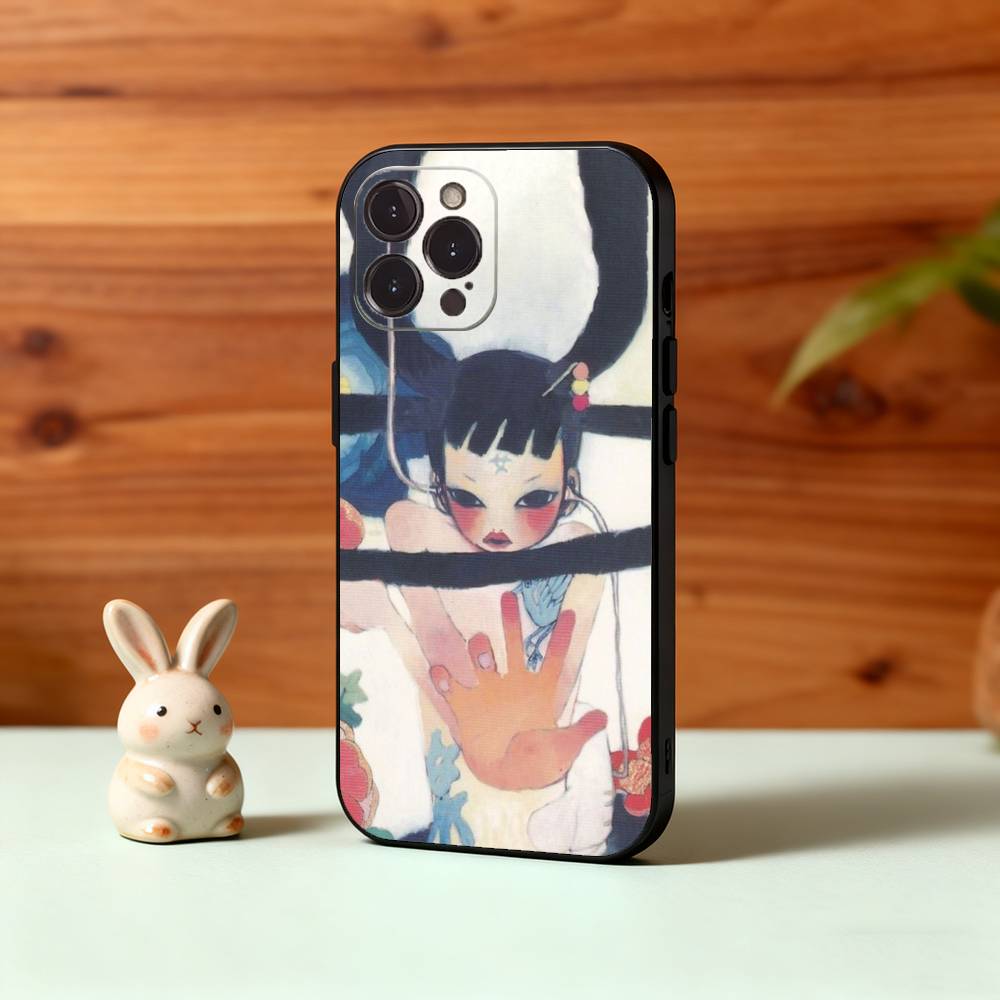 

A-Art E-Essay-A-Aya T-Takano Чехол для телефона iPhone17 16 15 14 13 12 11 Pro Max Plus, 5G Мягкий черный чехол iPhoneXSMAX