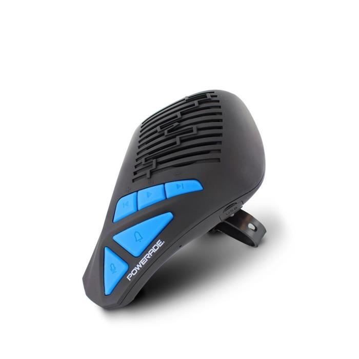 POWERADE Enceinte portable bluetooth 5 W pour vélo avec fonction mains - libres