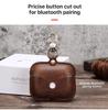 Genuine Leather Snap-Closure Flip Case for AirPods Pro