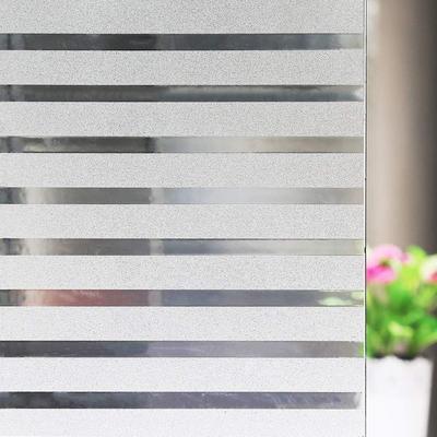 Privacy Window Film Static Fixation UV-blocking Decorative Cream Glass No Adhesive Mobile Office and Home