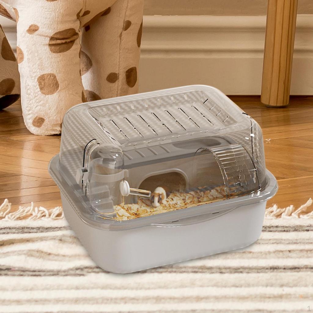 Hamster Cage Habitat Ventilation Creative Easy to Clean Small Animal House for Mice