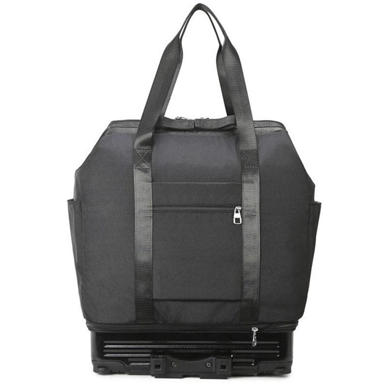 New Trolley Bag Detachable Universal Wheel Luggage Folding Storage Boarding Bag Expandable Suitcase Check-in Bag