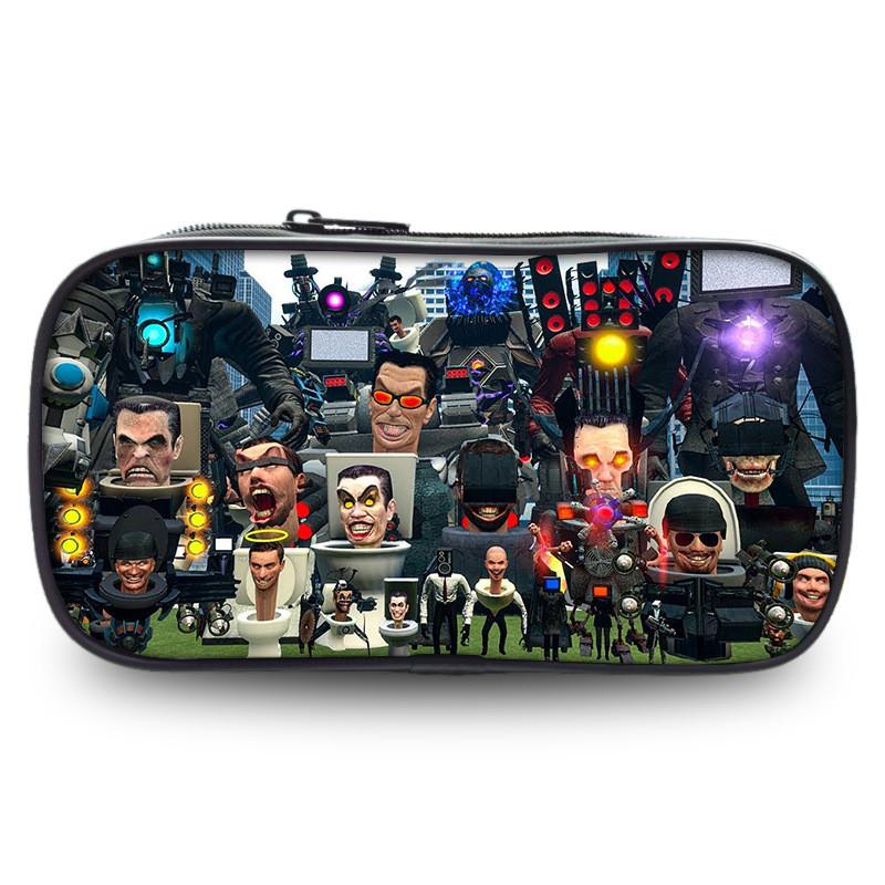 Titan Pencil Highquality Case With Unique Toilet Man Design Students For