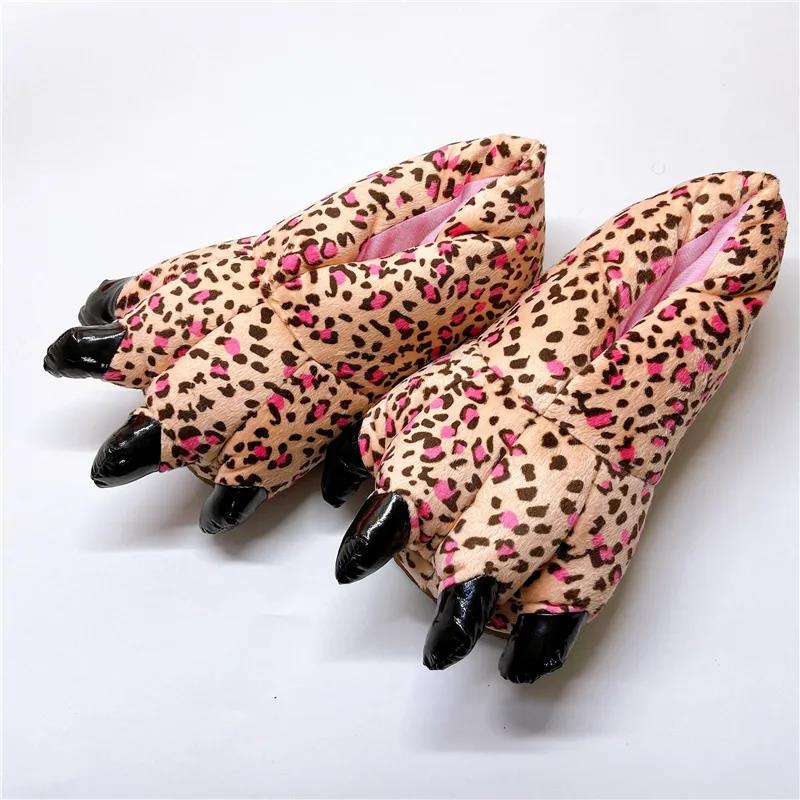 Осенне-зимняя хлопковая обувь с рисунком лапы динозавра — фото 9