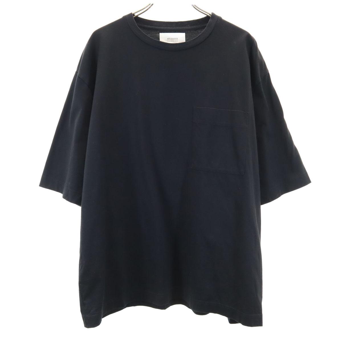 

STUDIOUS Short sleeve T-shirt 2 black Plain Pocket T-shirt Men s Used