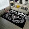 Böhse Onkelz German Rock Band Carpet, Retro Rug, Suitable for Living Room, Bedroom, and Bar.