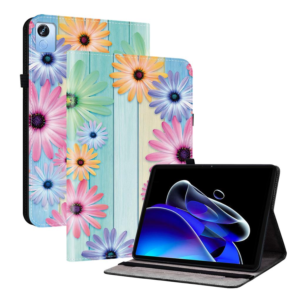 PU Leather Tablet Case for Realme Pad X- 11 Styles! Durable, with 2 Stand Slots, Pencil Holder & Card Slots, Flexible TPU Back Cover