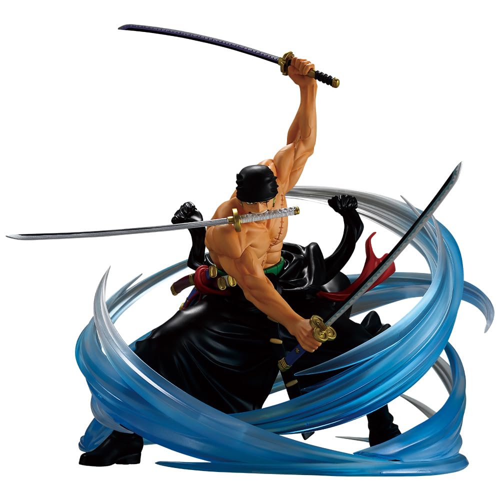 

Ichiban Kuji One Piece Takumi no Keifu Hakyoku Приз C Ророноа Зоро Черный Канат Торнадо Стиль Чернил Массовая Техника 1 Тип