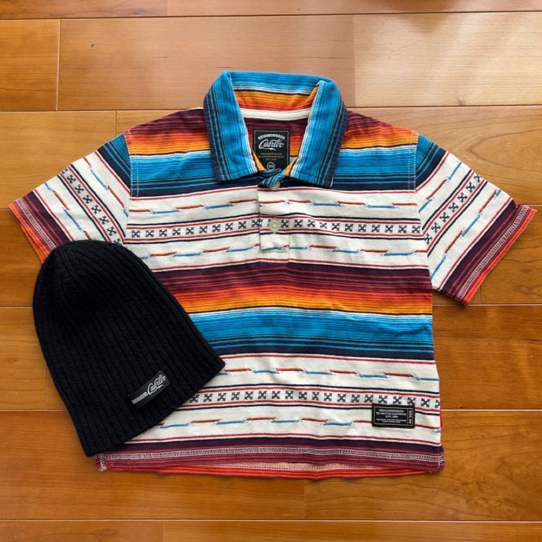 Used NEIGHBORHOOD Kids Polo Shirt Knit Cap