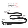 PVC Waterproof Dog Leash Double-headed Pet Leashes Outdoor Walk Training Soft 2 Heads Traction Rope Cross-body