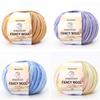 1PC Real Silk Gift Thread Pure Cotton Line Multi-functional Hand Woven Handmade Segmented Dyed Wool Yarn Multi-element