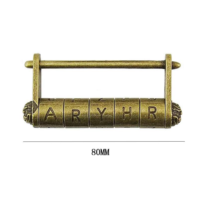 

Chinese Retro Antique Vintage Combination Letter Password Lock Padlocks For Jewelry Boxes Valentine s Day Escape Room Props Gift