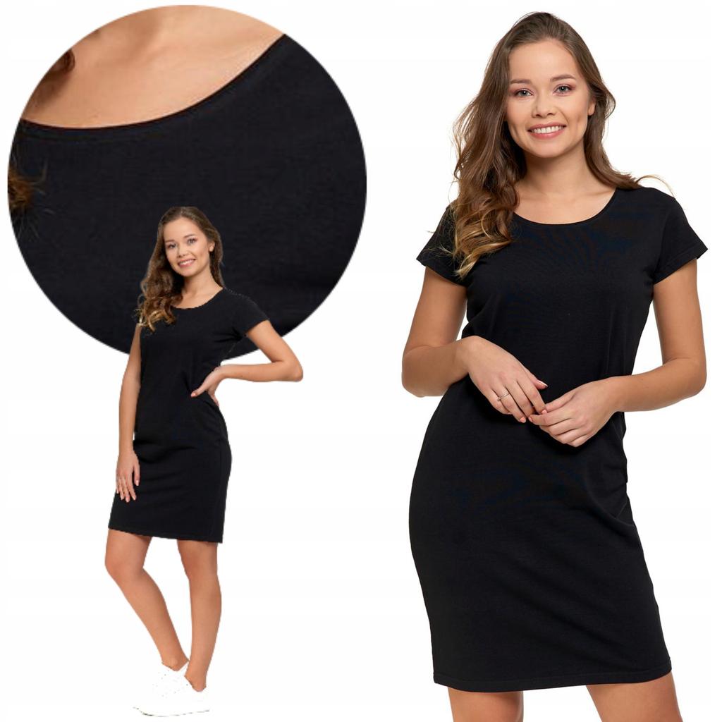 Women's Cotton Tube Dress Black Above the Knee Feminine MORAJ L black