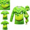 Festive Grinch Long Sleeve T-shirt For Kids Ideal For How The Grinch Stole Christmas Celebrations