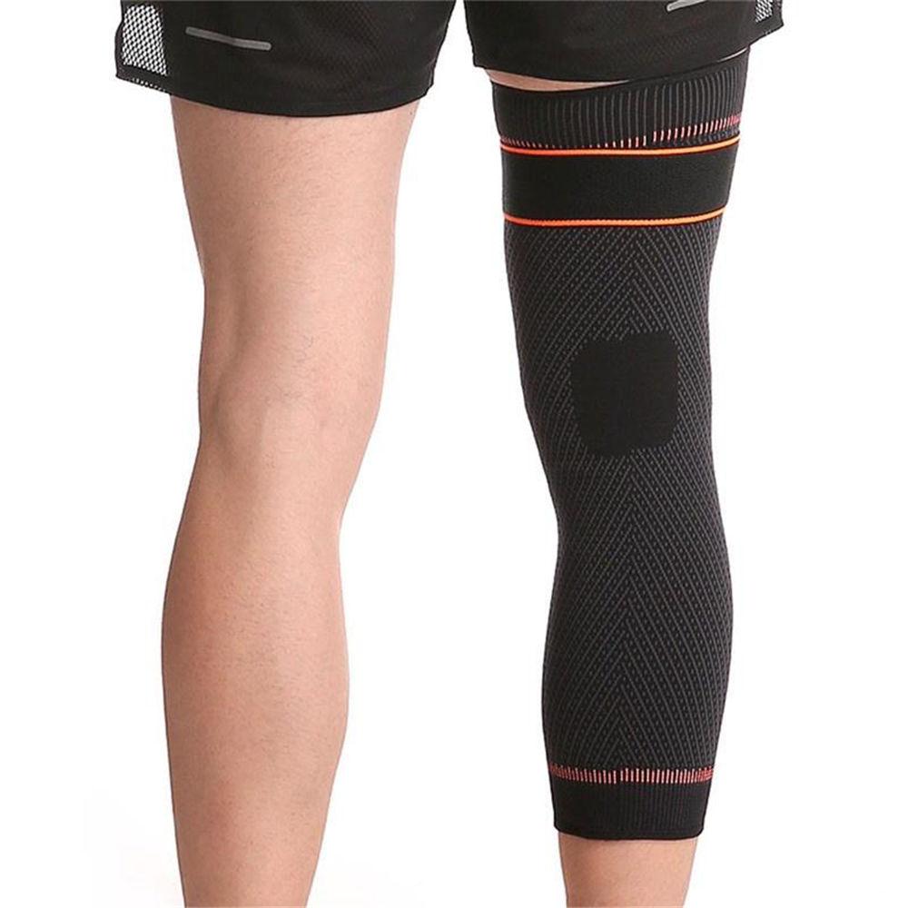 1Pair Sports Knee Pads Leg Sleeves Long Compression Leg Sleeve Knee Sleeves Protect Leg for Man Women Basketball Arthritis