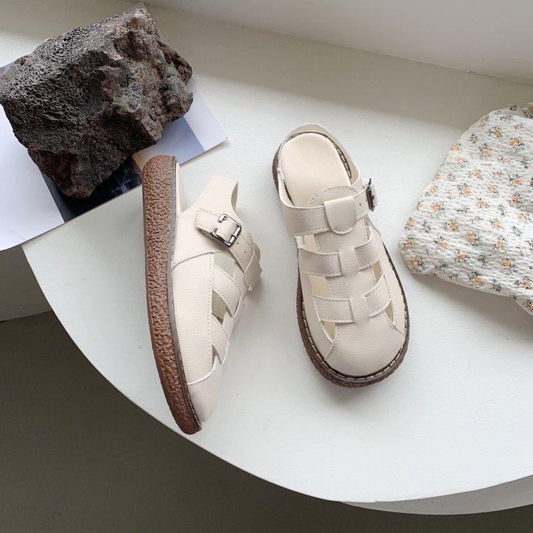 Women's Toe Flat Sandals Roman Shoes