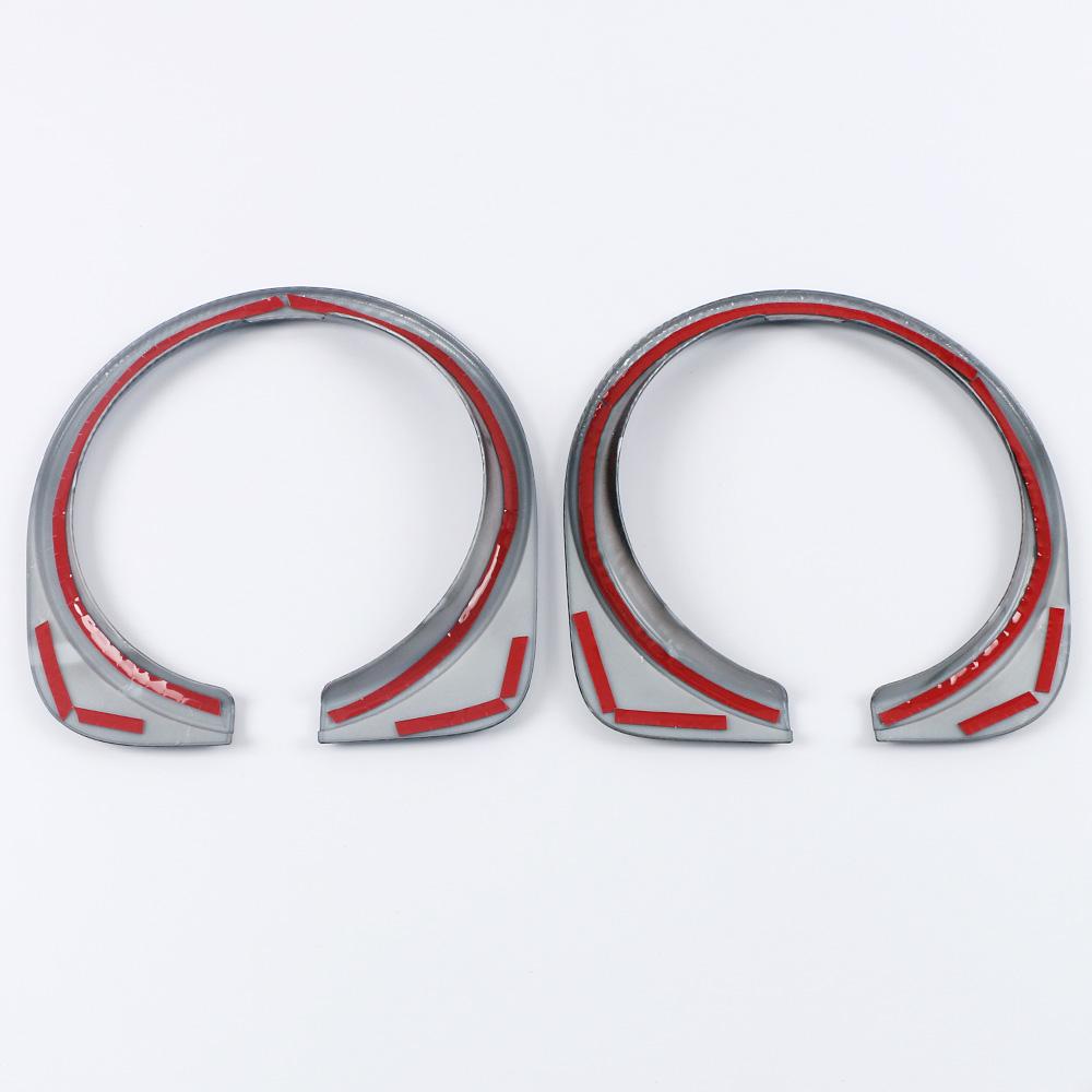 Für GWM Tank 300 2024 2024 Chrom Schwarz Carbon Scheinwerfer Lampe Augenlid Rahmen Abdeckung Trim Scheinwerfer Augenbraue Außen Zubehör