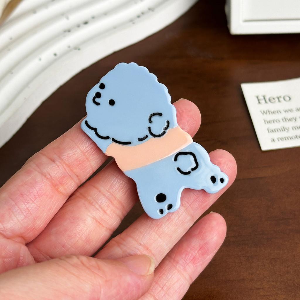 Charming Cute Doodle Dog Hair Clip For Effortless Chic Style In Various Colors