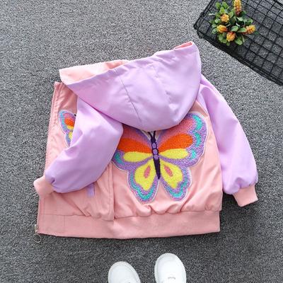 Girl's Jacket Children's Sports Jacket Baseball Top Children's Coat