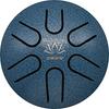 One Tone ONETONE Tongue Drum, A Major Pentatonic Scale, 6 Notes, 3" Blue, OTTG-03/BL [Includes Instruction Manual, 1 Mallet, and Key Number Sticker]