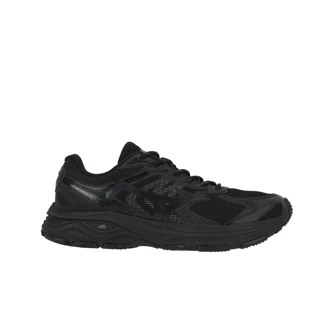 Mizuno Racer V2 Bequem Vielseitig Atmungsaktiv Leicht Rebound Low-Top Urbanes Pendeln Laufschuhe Unisex Sneaker Schwarz D1GH250604 40