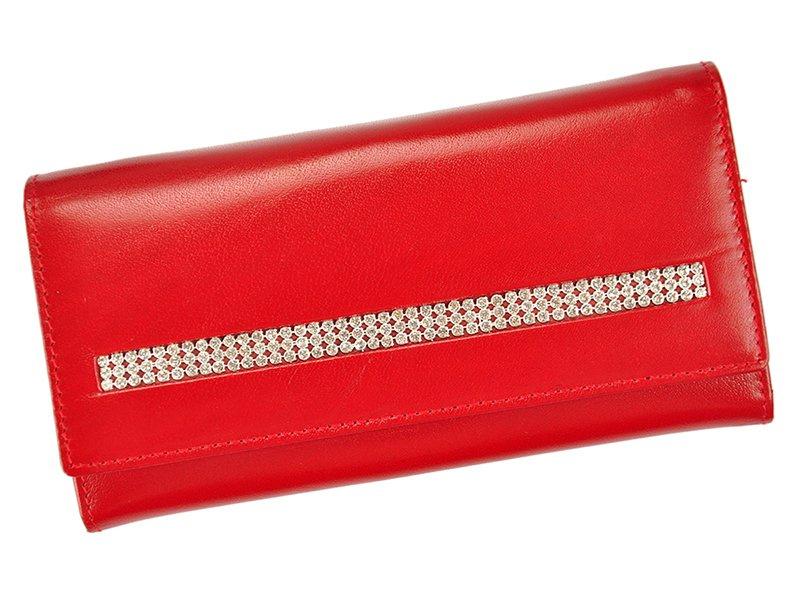 Dames lange portemonnee met strass steentjes van Rovicky