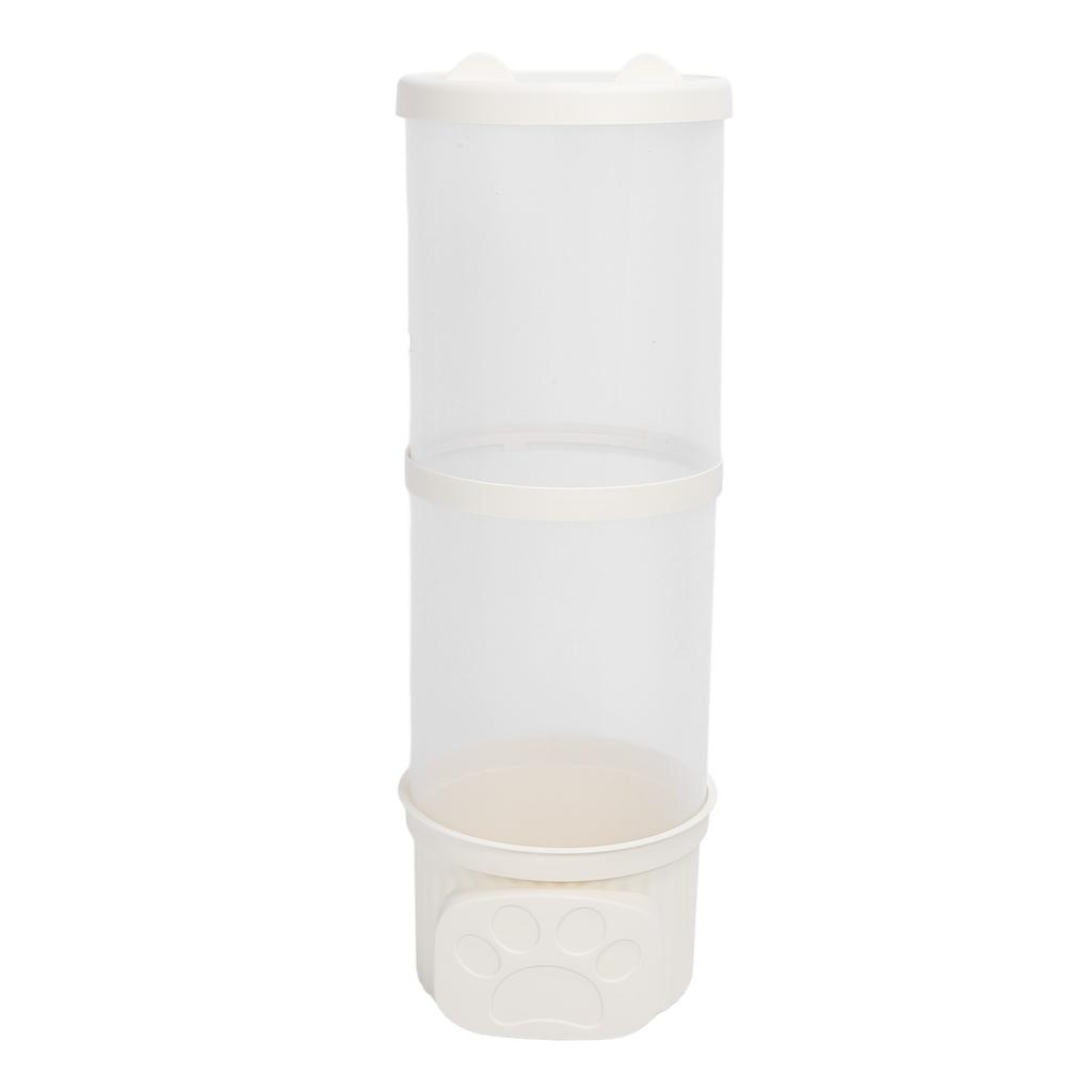 Doll Storage Bucket Thickened PP Large Capacity Transparent Milk White Buttons Stuffed Animal Storage Tube for Bedroom Living Room Nursery Playroom