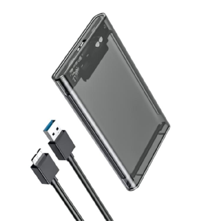 Modern 2.5Inch External Enclosure for 2.5In HDD with Shockproof Design and Not Required Tool Wide Compatibility