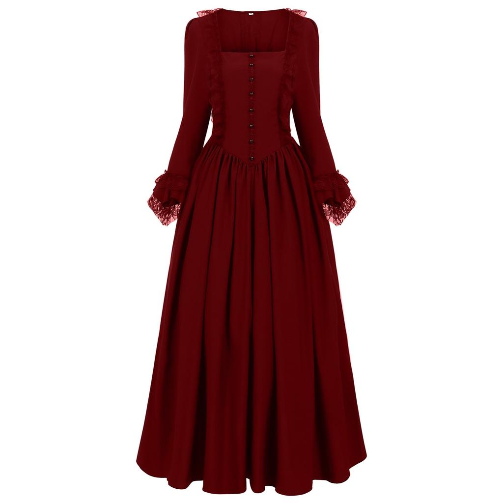Women's Court Retro Dance Performance Costumes, Ladies' Evening Gowns, Dresses, Performance Costumes