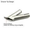 Nozzles Vinyl Welding Tools Nozzle Round/triangular Silver